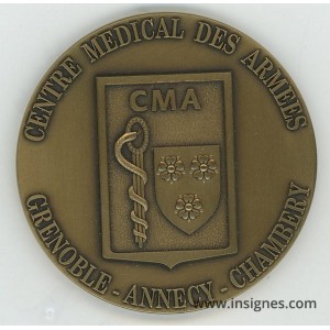 Centre Médical des Armées Grenoble Annecy Chambéry Médaille de table