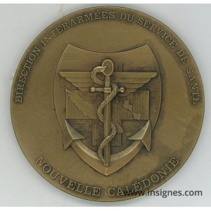 DIASS Nouvelle Calédonie Médaille de table bronze