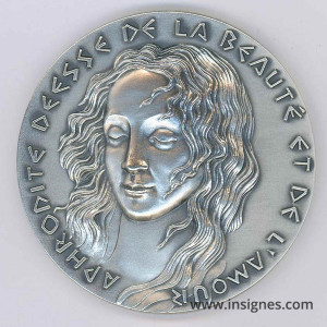 APHRODITE Médaille de table 65 mm