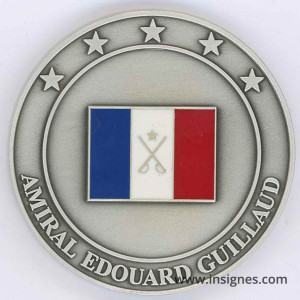 Amiral GUILLAUD CEMA Médaille 45 mm