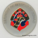 Régiment de Marche du Tchad Médaille de table 70 mm