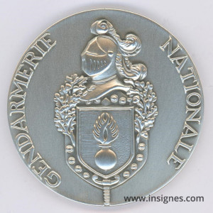 Gendarmerie Nationale Médaille de table 65 mm
