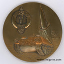 32° Régiment d'Artillerie ( Pluton ) Médaille de table Diamètre 80 mm