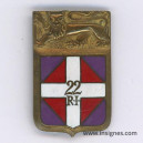 22° Régiment d'Infanterie Insigne Arthus-Bertrand Paris G 1296