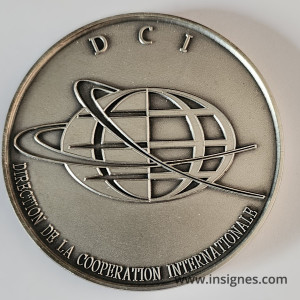 INTERPOL Direction de la Coperation Internationale Police M&eacute;daille 65 mm